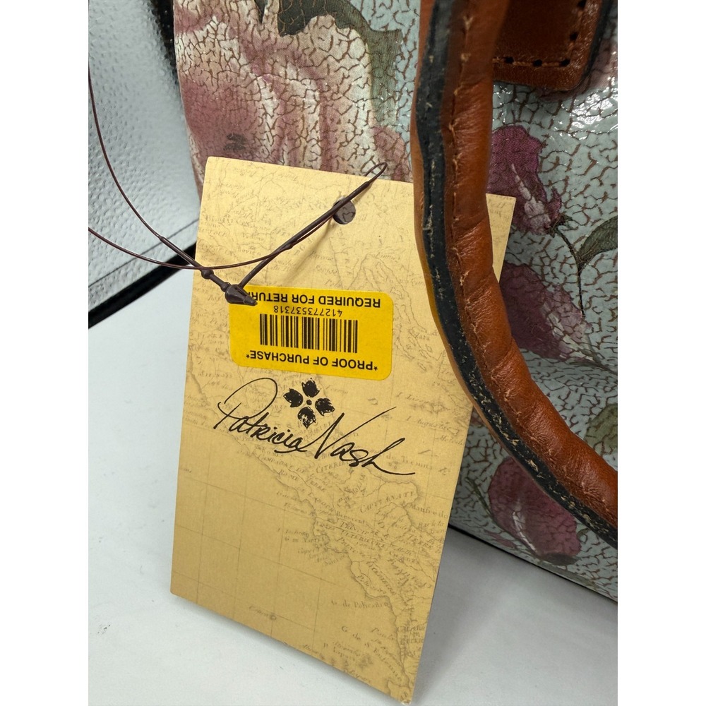 Patricia NASH CRACKLED ROSE  Leather Angela  CROSSBODY PURSE BAG PRETTY! - Picture 6 of 13